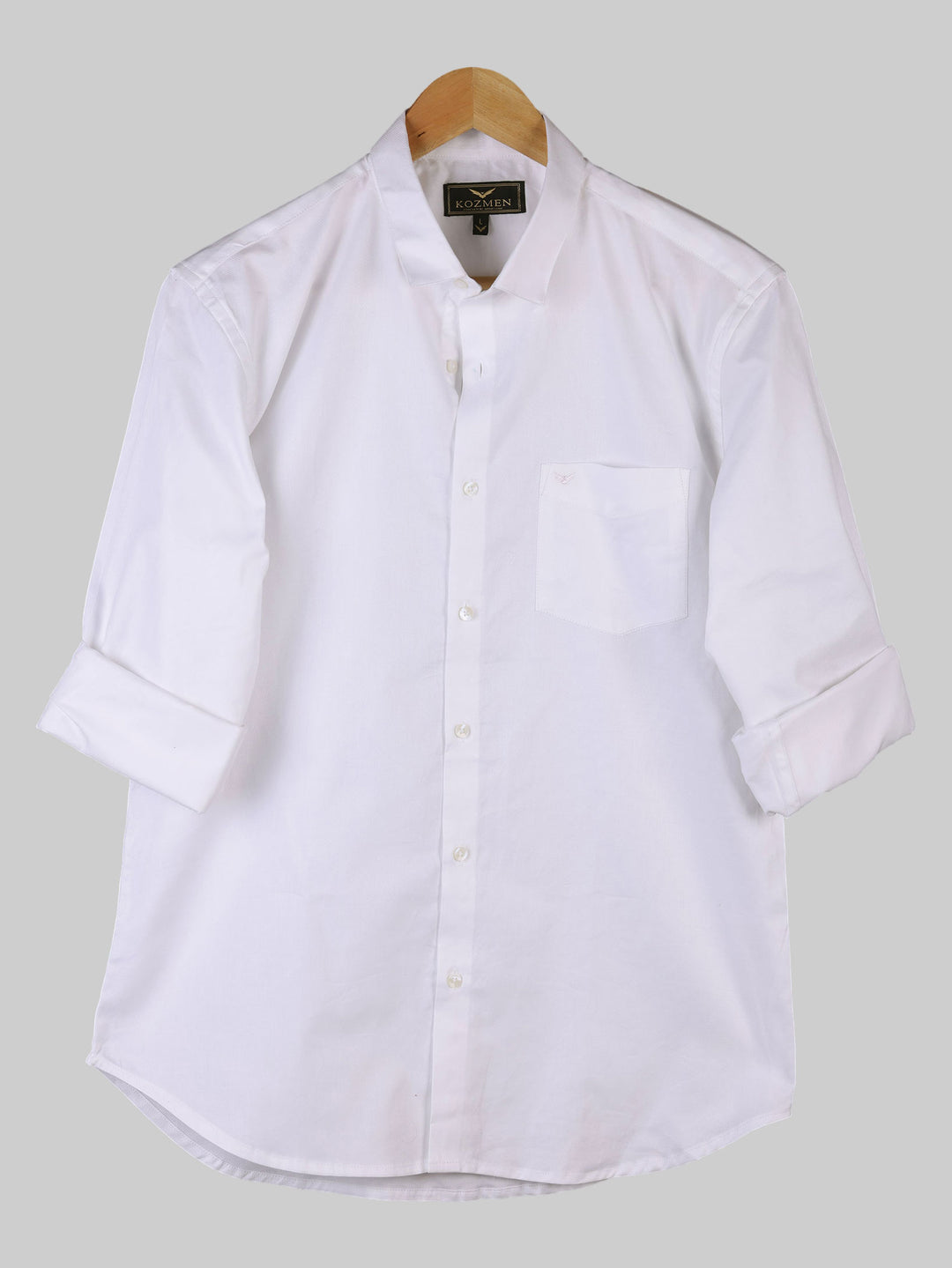 White Micro Striped Cotton Shirt