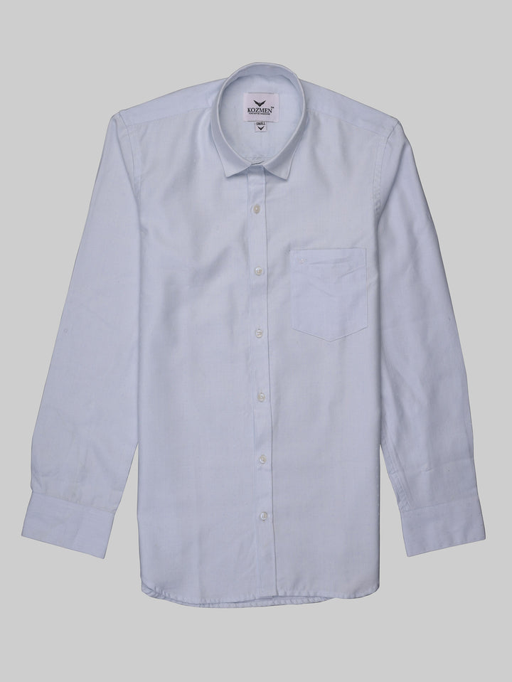 Light Aqua Striped Cotton Shirt