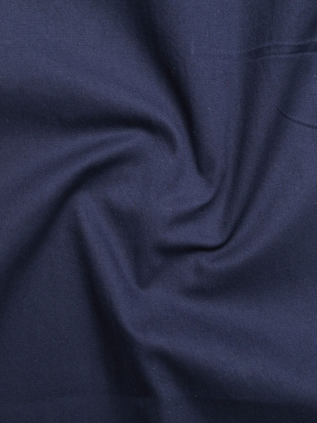 Denim Blue Premium Super Soft Solid Cotton Mandarin Collar Shirt