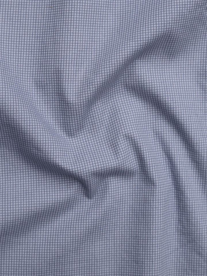 Slat Grey Graph Checks Casual Cotton Shirt
