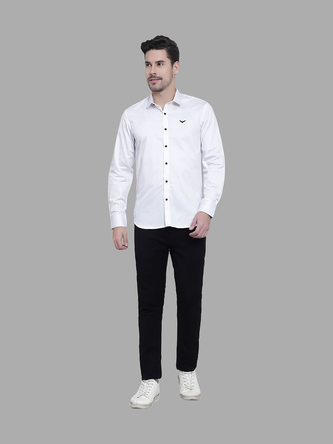 Bright White Designer Super Soft Solid Shirt