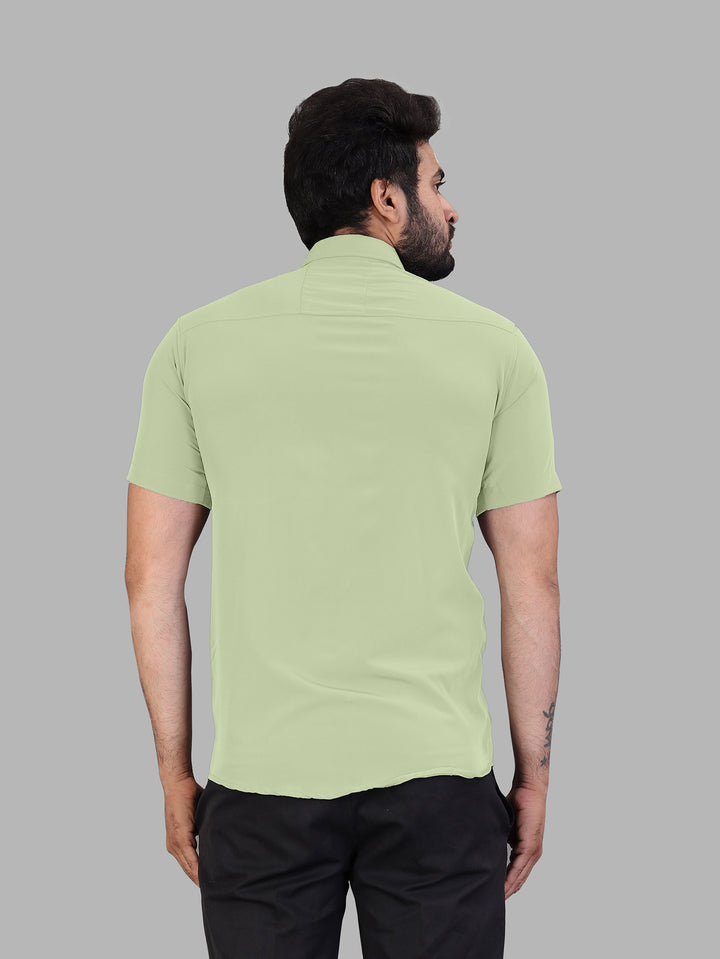 Pistachio Expandable Short Sleeve Shirt