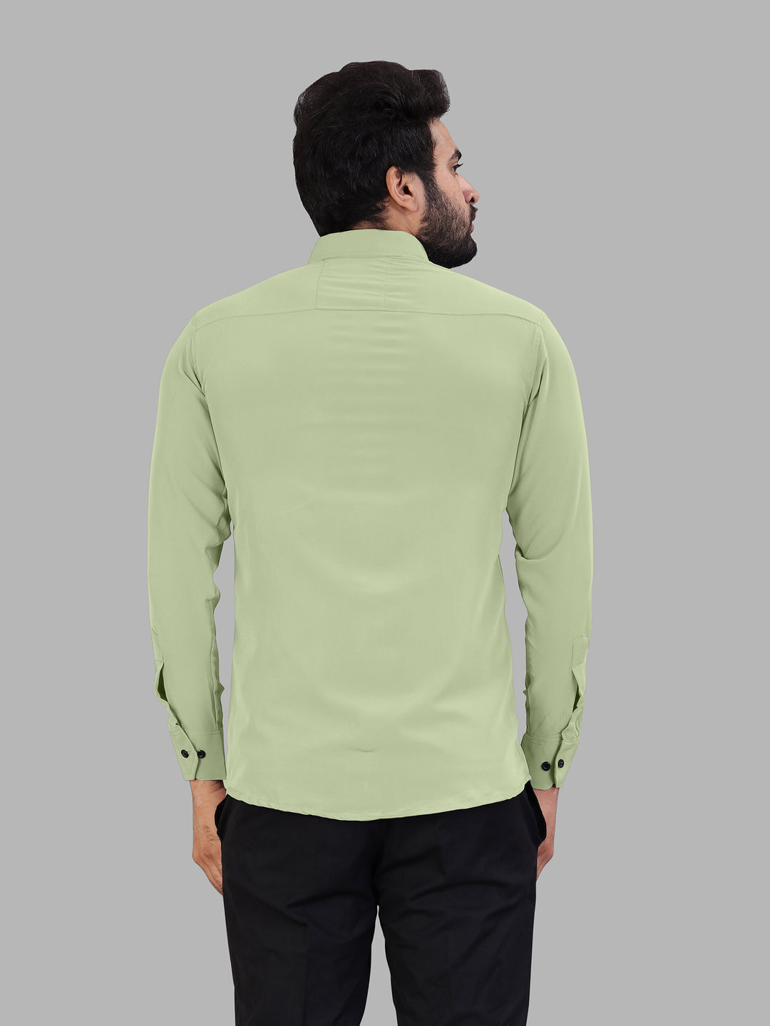 Pistachio Expandable Full Sleeve Shirt